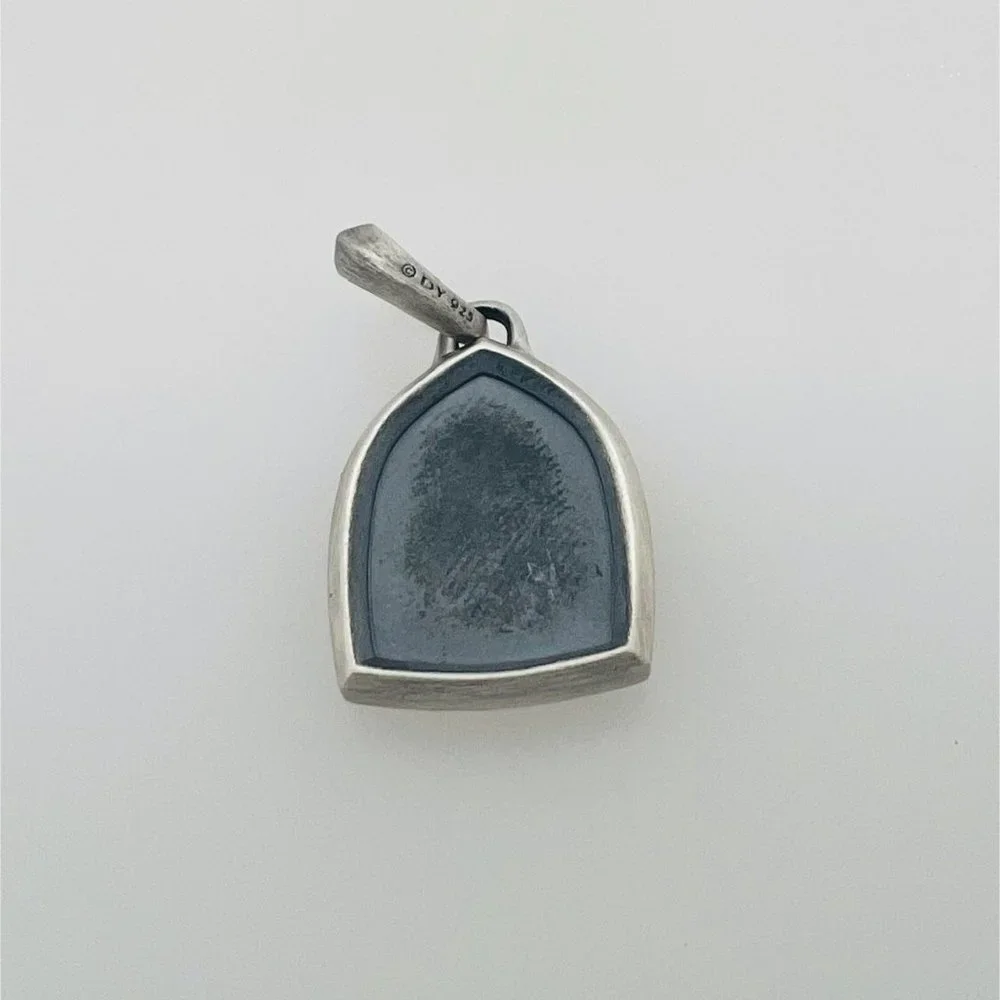 David Yurman 925 Sterling Silver Saint Anthony Pendant Amulet
